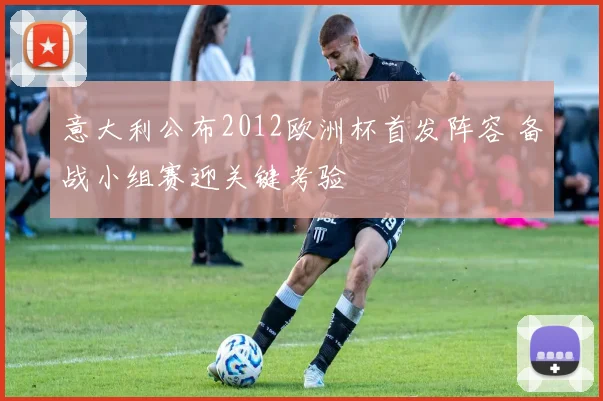 意大利公布2012欧洲杯首发阵容 备战小组赛迎关键考验
