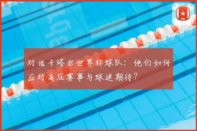 对话卡塔尔世界杯球队:他们如何应对高压赛事与球迷期待?