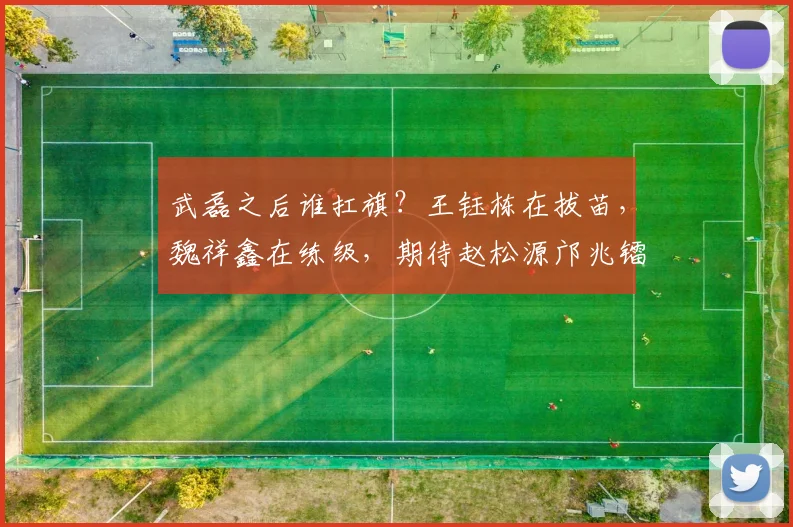 武磊之后谁扛旗?王钰栋在拔苗,魏祥鑫在练级,期待赵松源邝兆镭